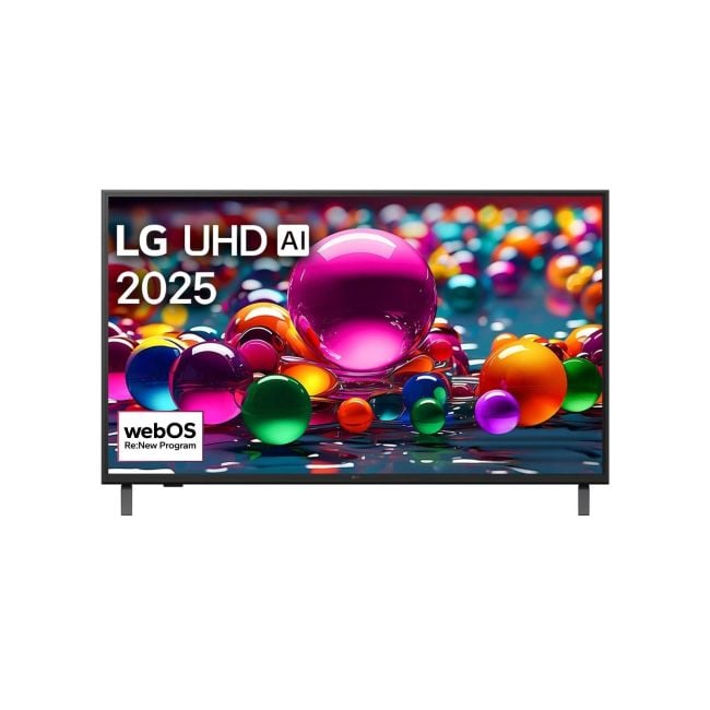 43 inch LG UHD AI UA80 4K Smart TV HDR10 webOS25 2025